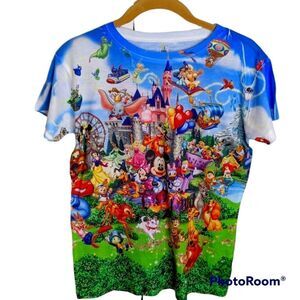 ❤️Disney parks Mickey Minnie Donald Duck character Tshirt